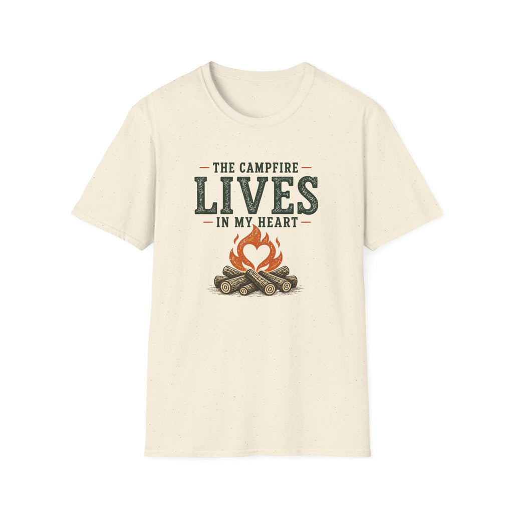 The Campfire Lives In My Heart T‑Shirt