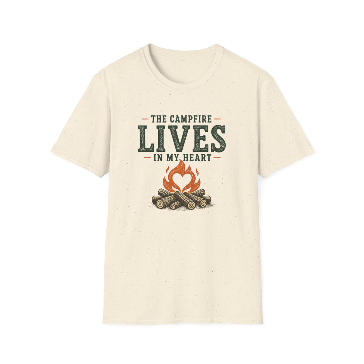 The Campfire Lives In My Heart T‑Shirt