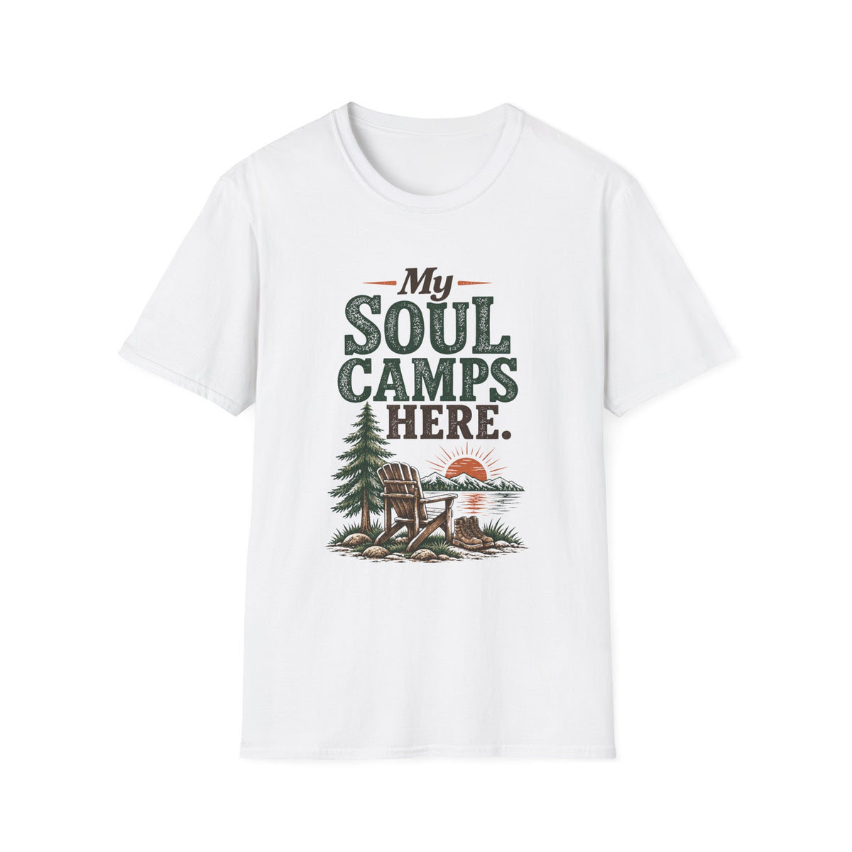 My Soul Camps Here. T-Shirt