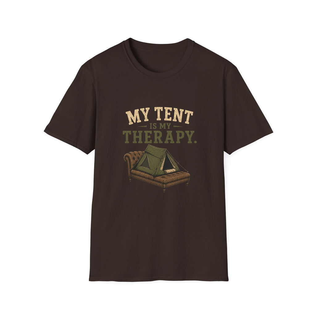 My Tent Is My Therapy. T‑Shirt