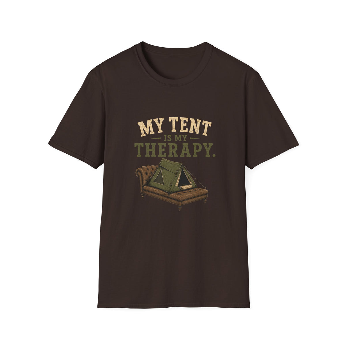 My Tent Is My Therapy. T‑Shirt