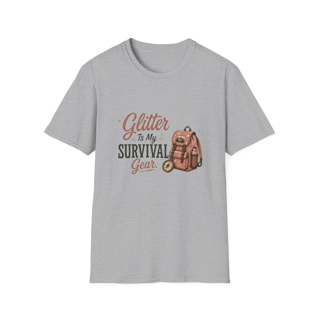 Glitter Is My Survival Gear. T‑Shirt