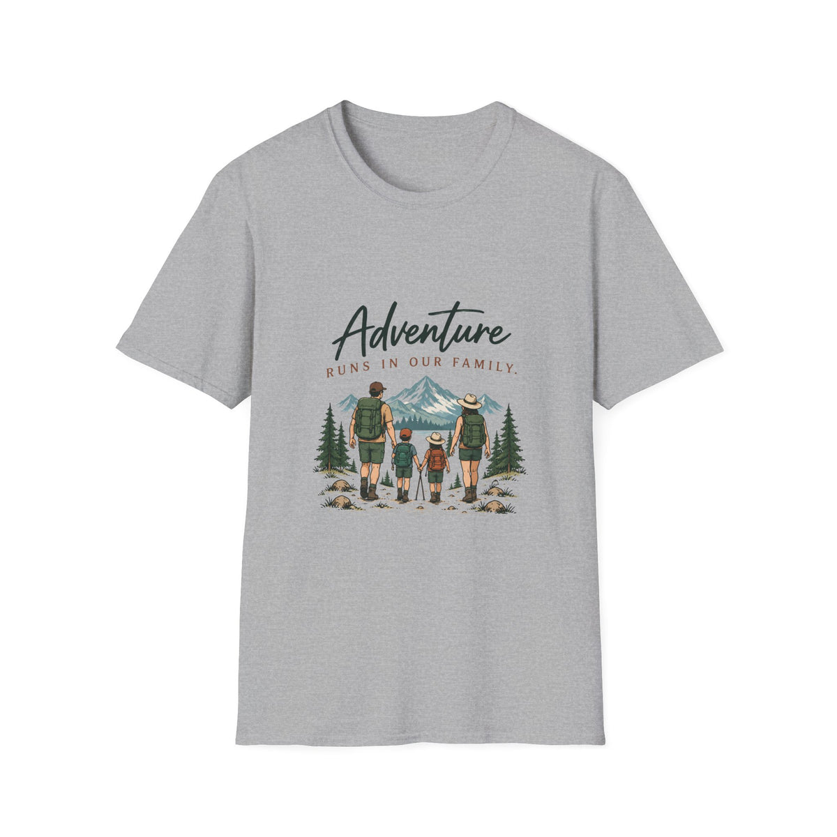 Adventure Runs In Our Family. T-Shirt