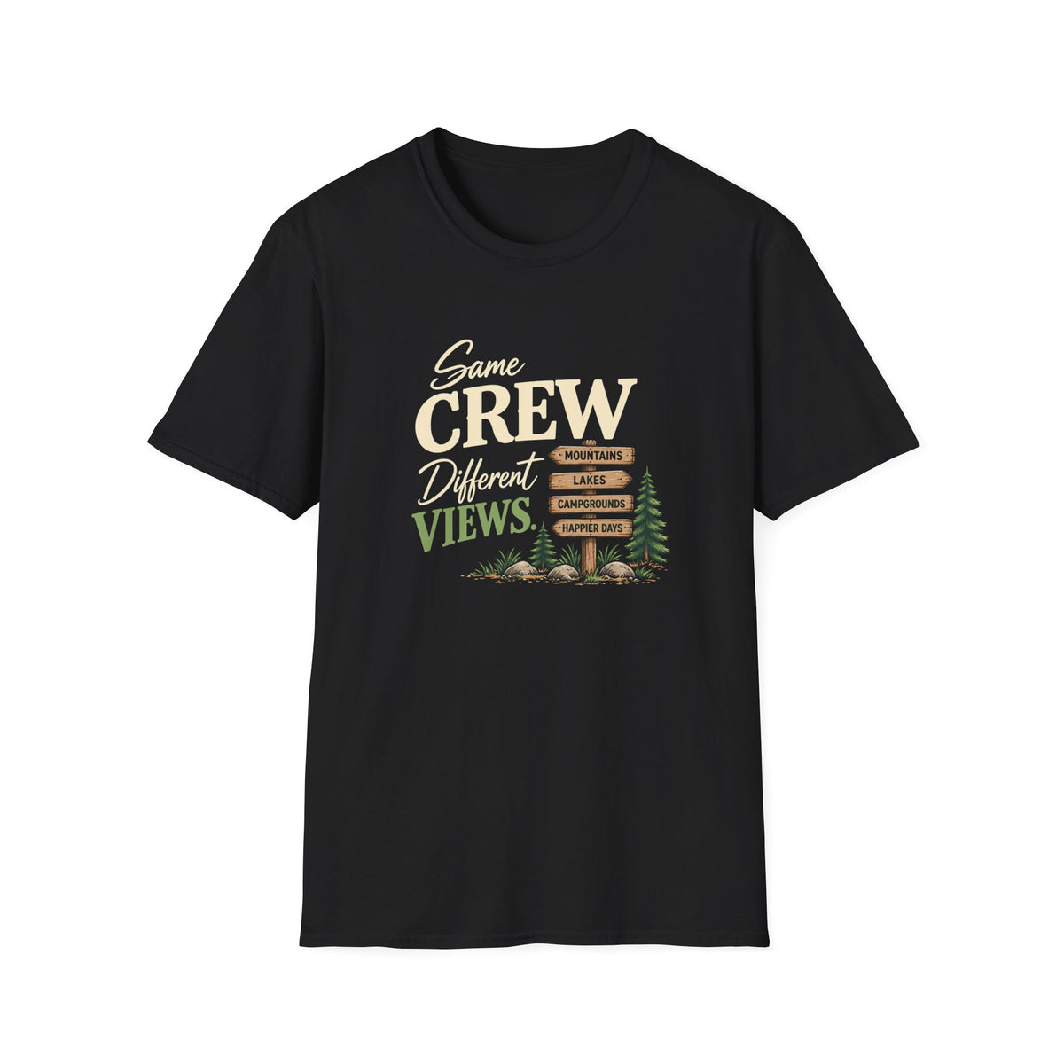 Same Crew. Different Views. T-Shirt