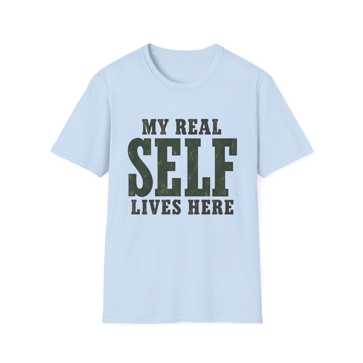 My Real Self Lives Here. T-Shirt