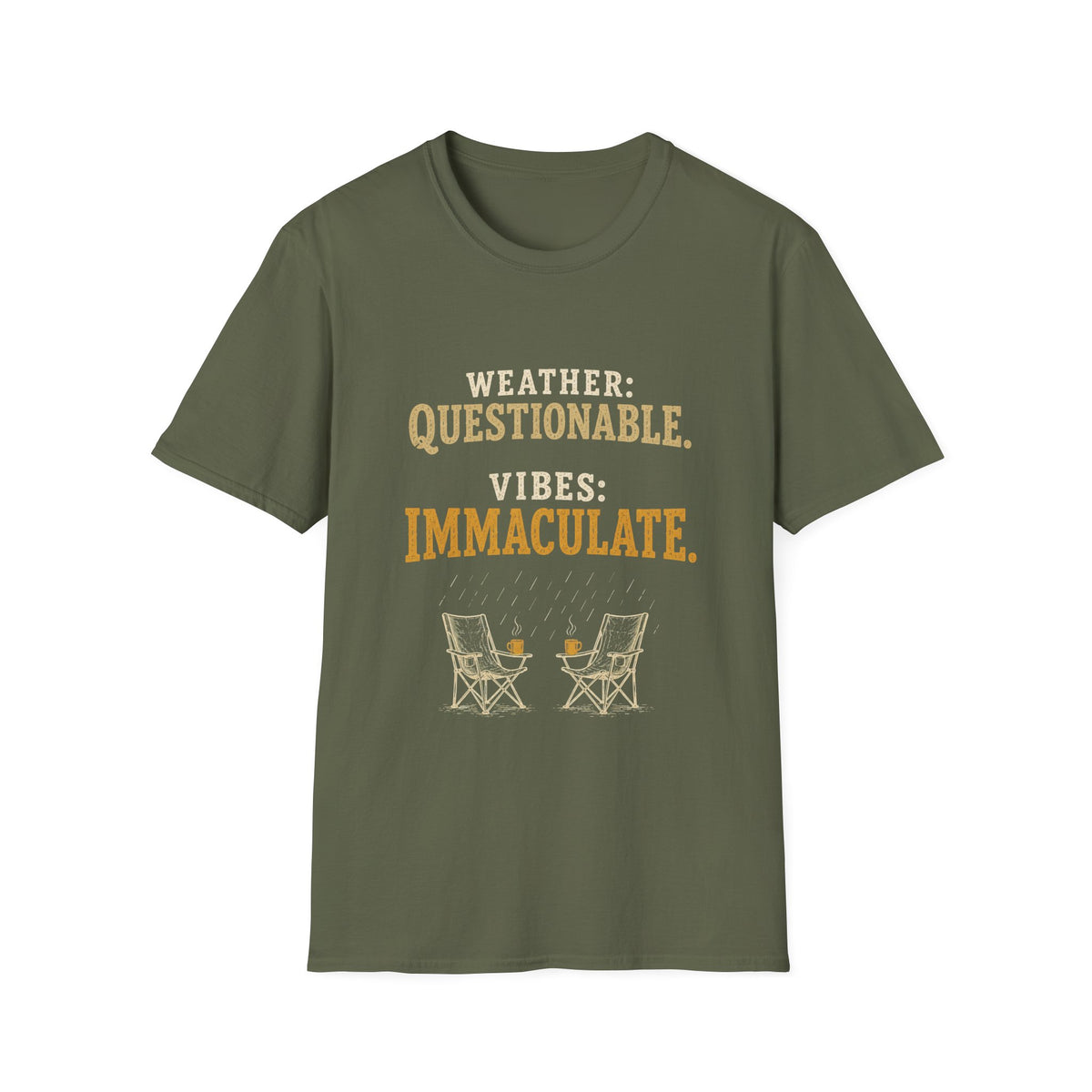 Weather: Questionable. Vibes: Immaculate. T‑Shirt