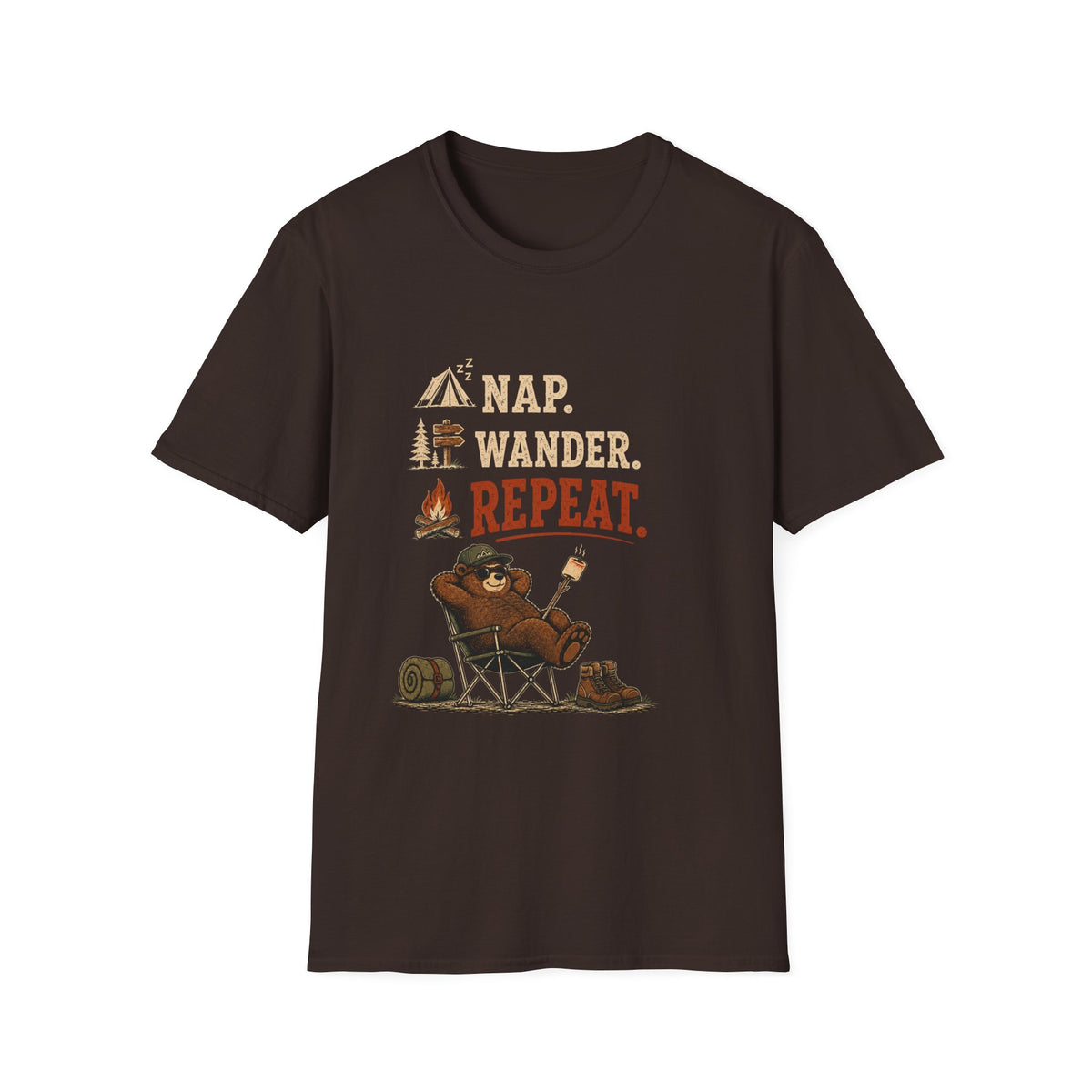 Nap. Wander. Repeat. T-Shirt