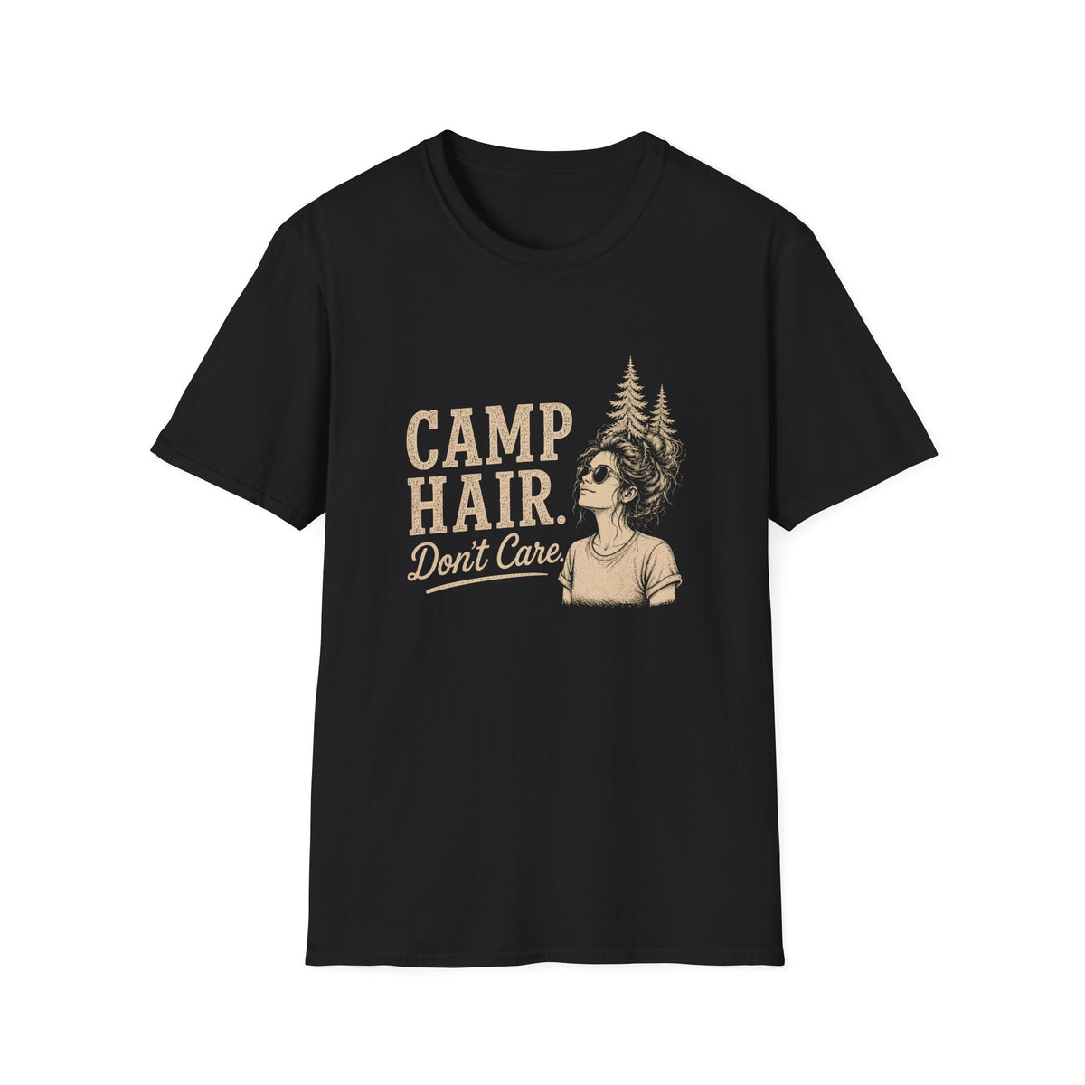 Camp Hair. Don't Care. T‑Shirt