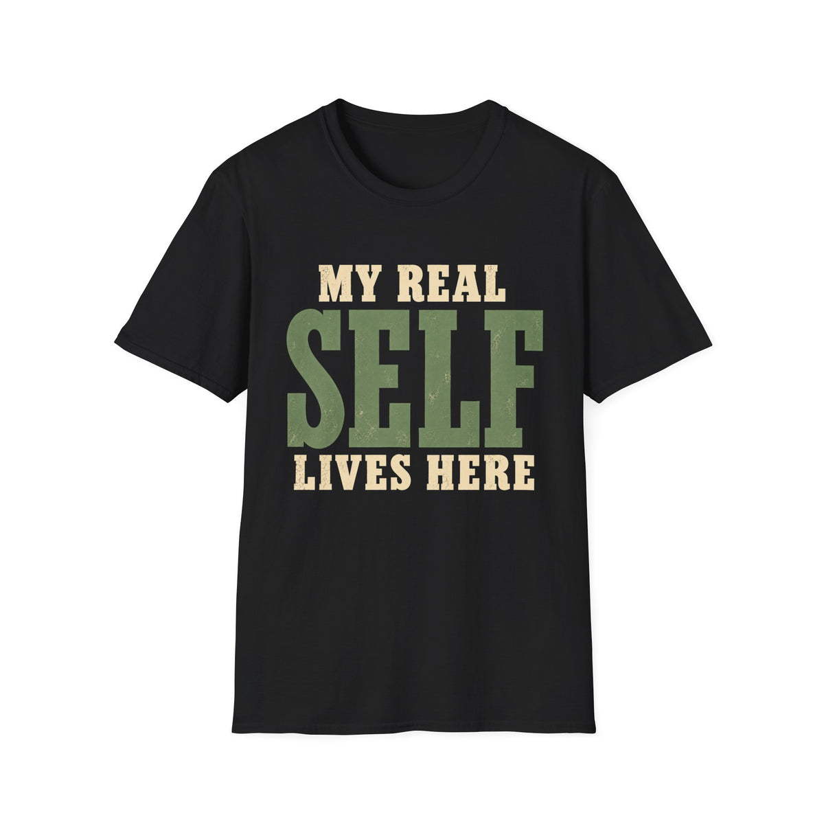 My Real Self Lives Here. T-Shirt