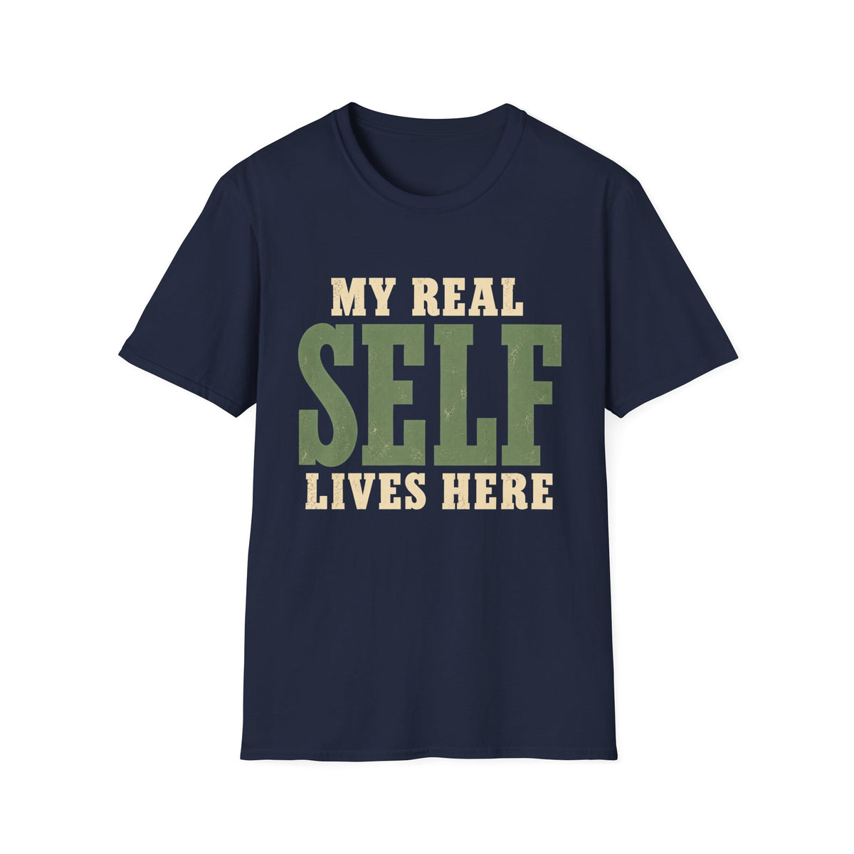 My Real Self Lives Here. T-Shirt