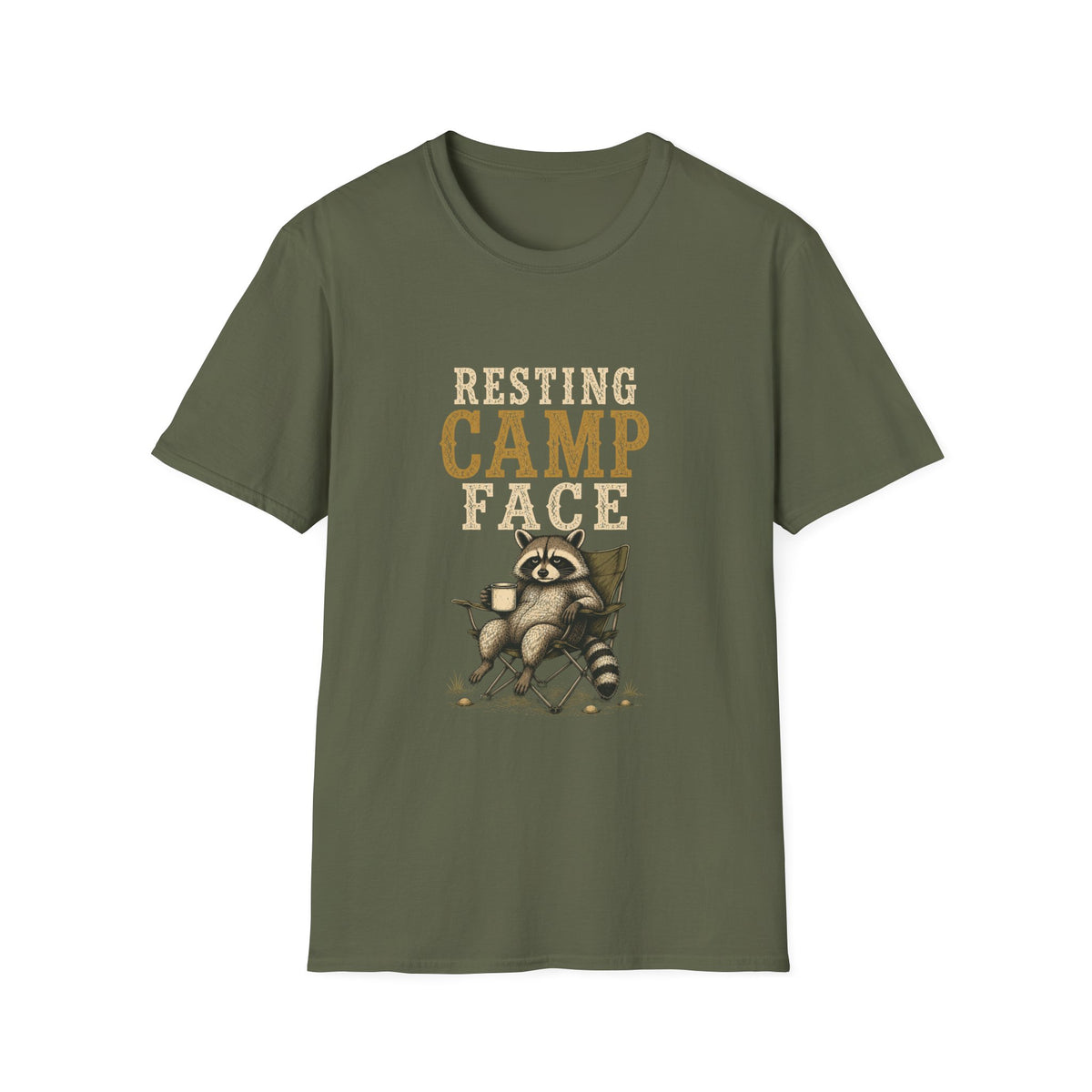 Resting Camp Face. T‑Shirt