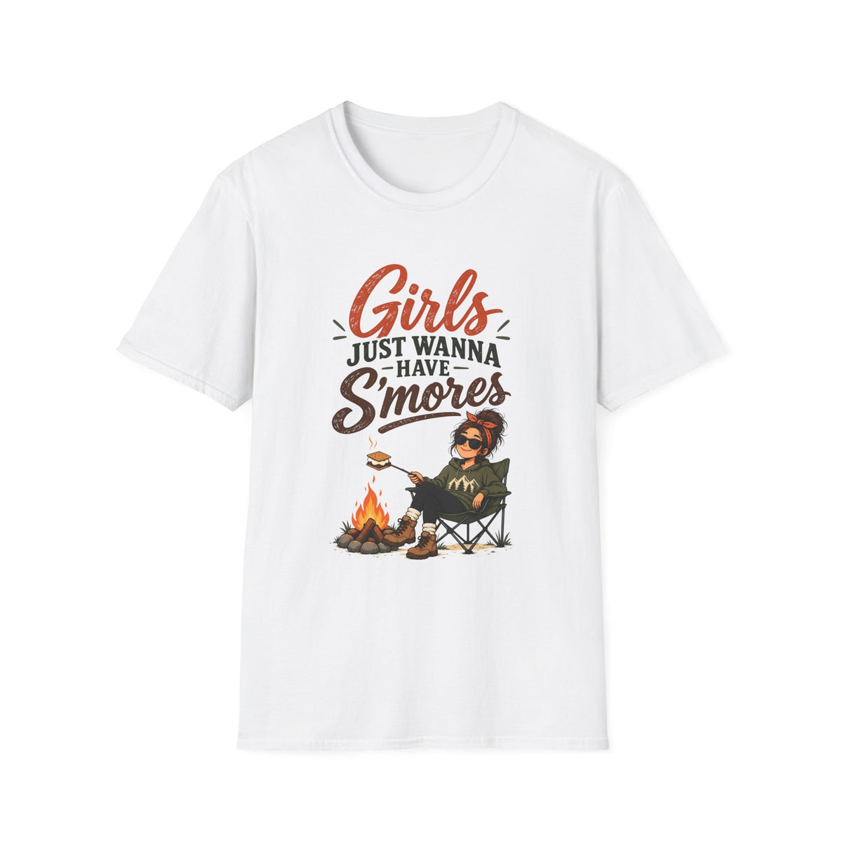 Girls Just Wanna Have S'mores. T-shirt