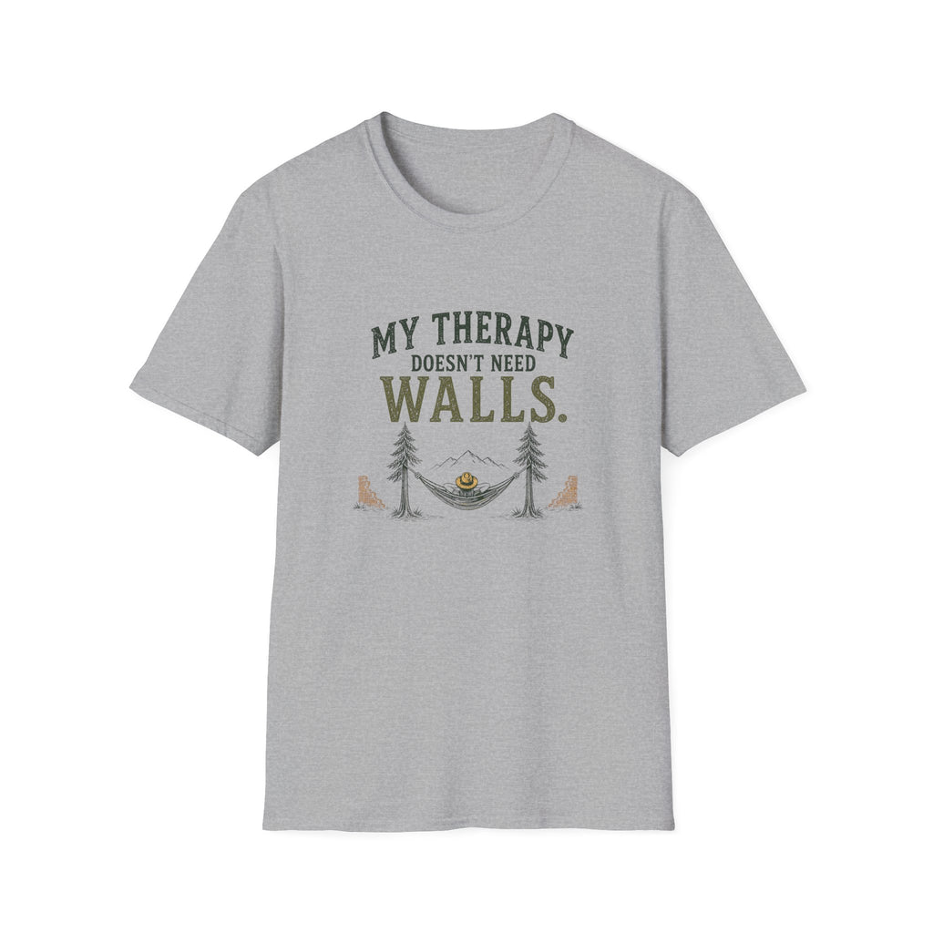 My Therapy Doesn't Need Walls. T‑Shirt
