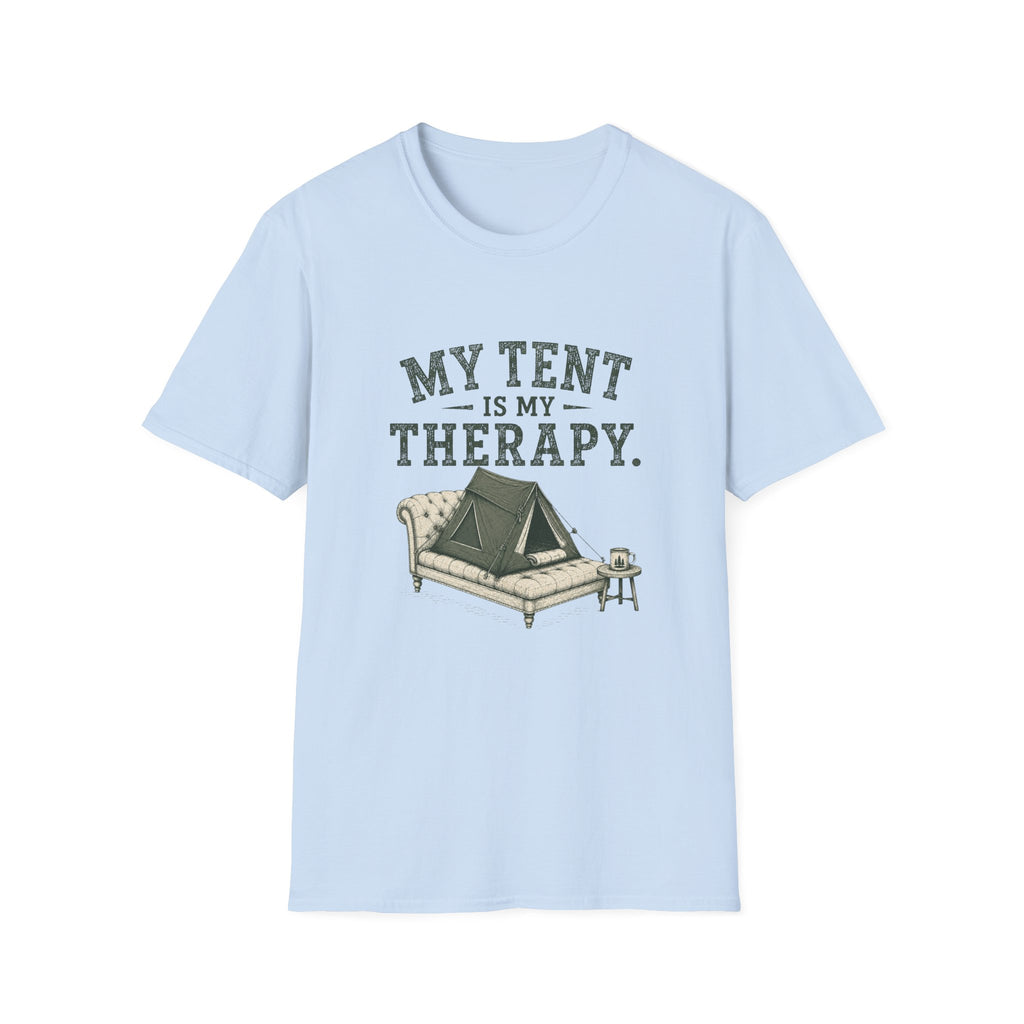 My Tent Is My Therapy. T‑Shirt