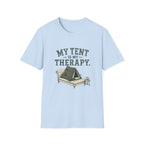 My Tent Is My Therapy. T‑Shirt
