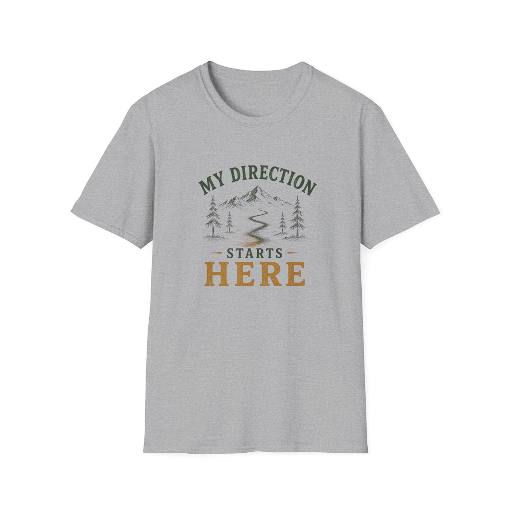 My Direction Starts Here. T‑Shirt