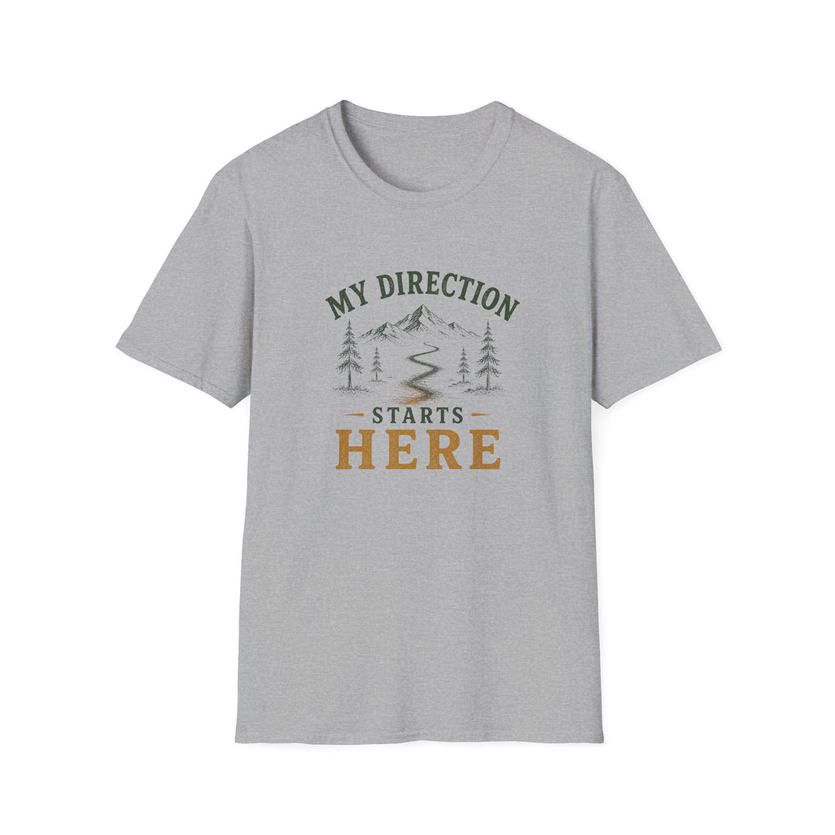 My Direction Starts Here. T‑Shirt