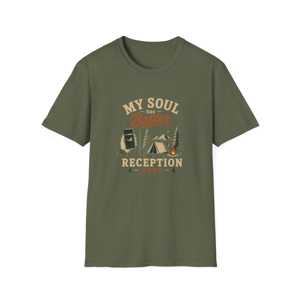 My Soul Has Better Reception Here T‑Shirt