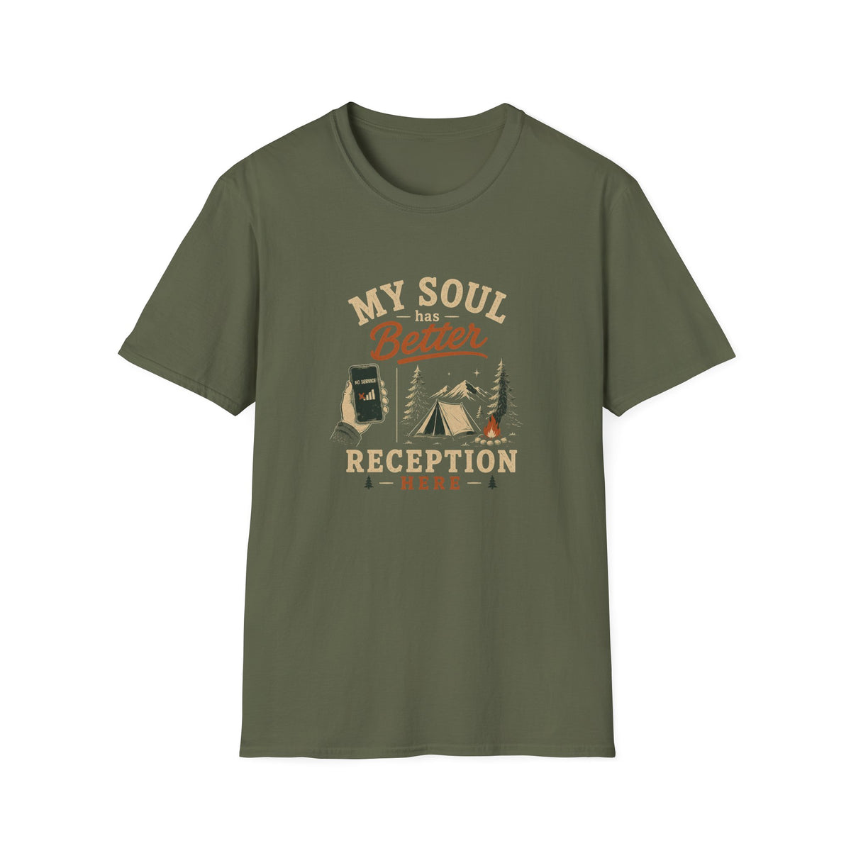 My Soul Has Better Reception Here T‑Shirt