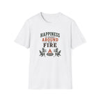 Happiness Is Shared Around The Fire T‑Shirt
