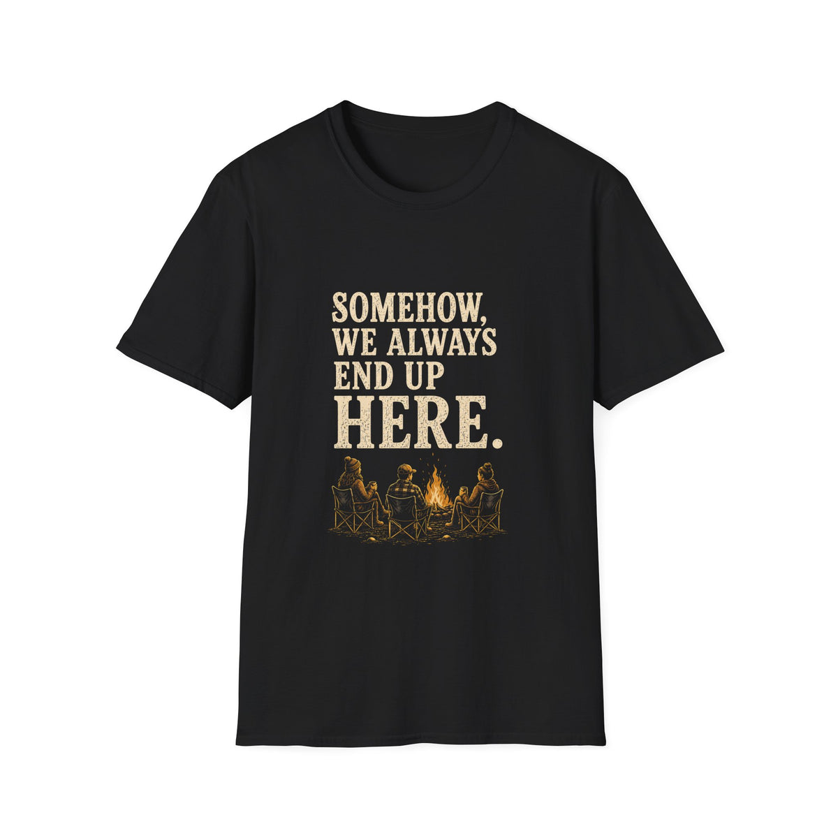 Somehow, We Always End Up Here. T‑Shirt