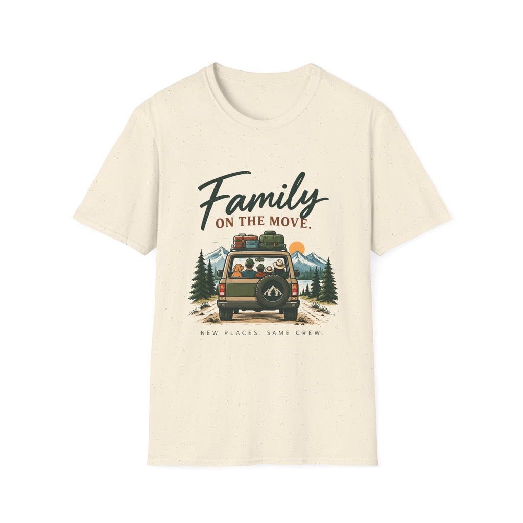 Family On The Move. Same Places. New Crew. T-Shirt