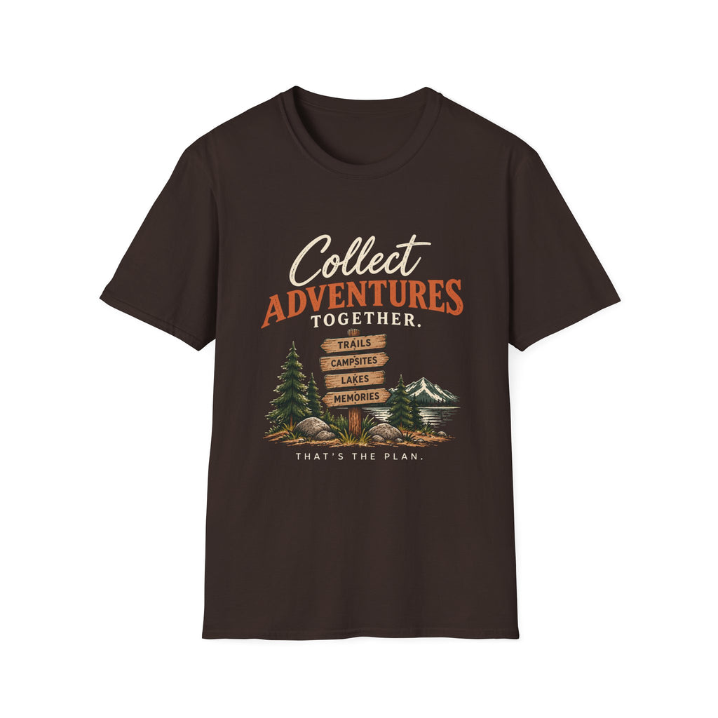 Collect Adventures Together. That's The Plan. T-Shirt